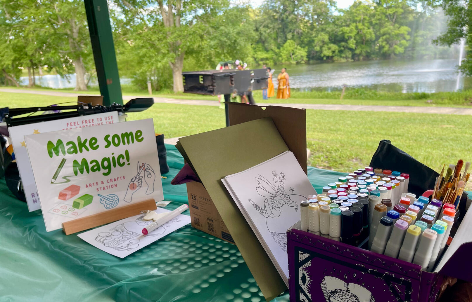 make some magic art and craft station